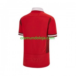 Camisola Rugby País de Gales Homem Equipamento Primeiro RWC 2023 Manga Curta